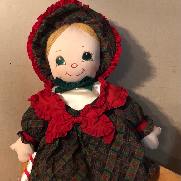 Vintage Sweet Christmas Kids 28” Plush Doll - Picture 2 of 10